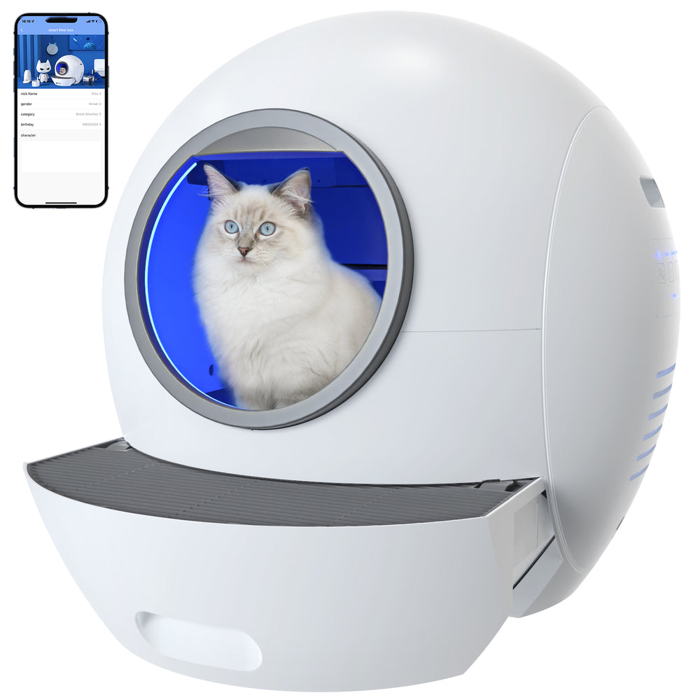 Els Pet Spaceship Self Cleaning Litter Box