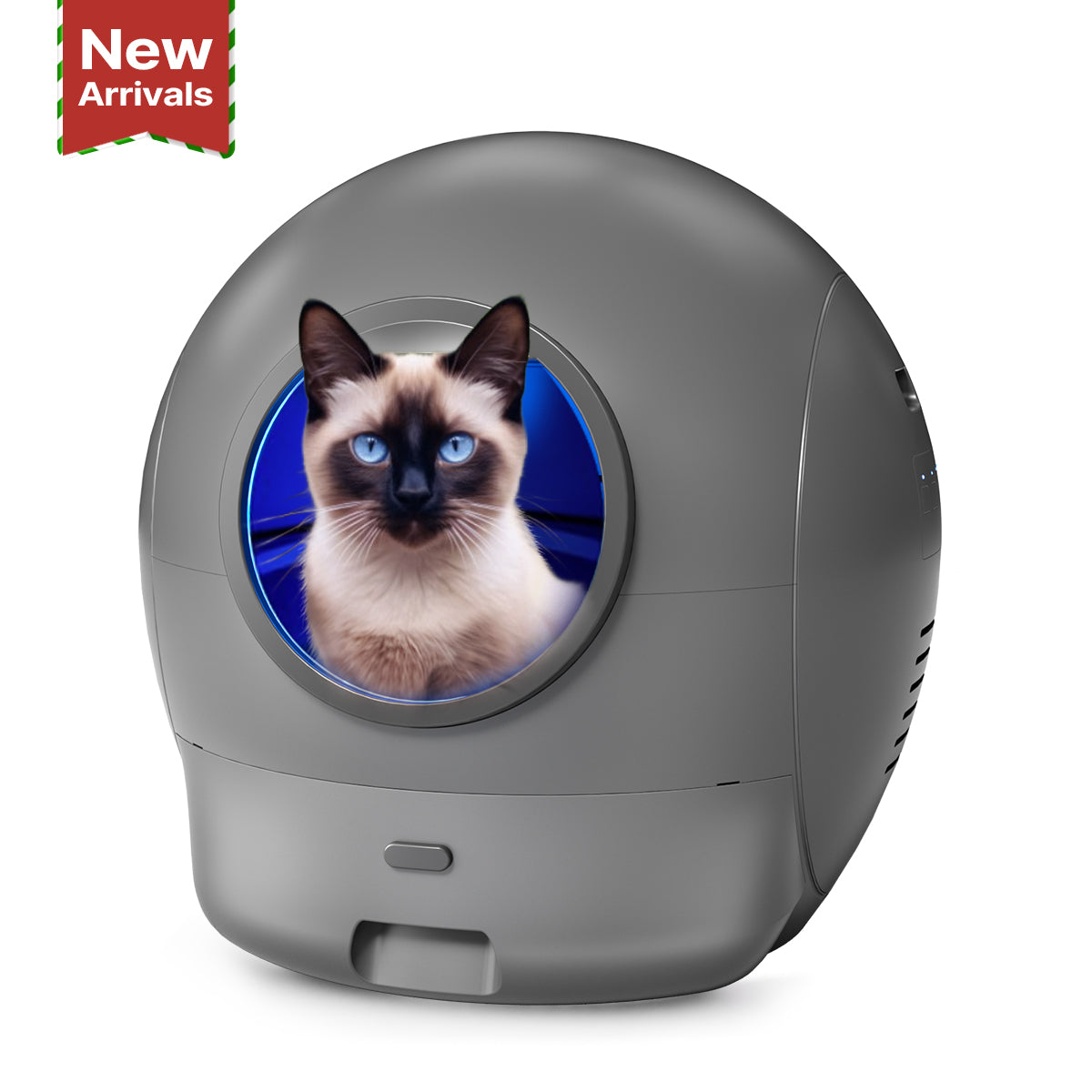 🎅New Arrivals Spaceship 2 Zero Assembly Automatic Litter Box Best Christmas Gift🎄