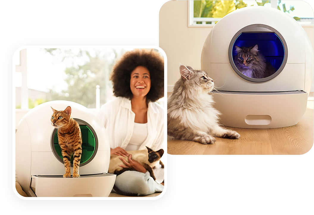 Els Pet Spaceship,Self Cleaning,Automatic Litter Box For Cats