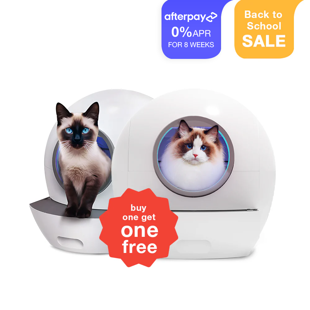 2✖ Els Pet Spaceship Self Cleaning Litter Box