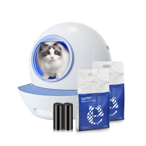 Els Pet Spaceship Selbstreinigendes Katzentoiletten-Reinigungspaket